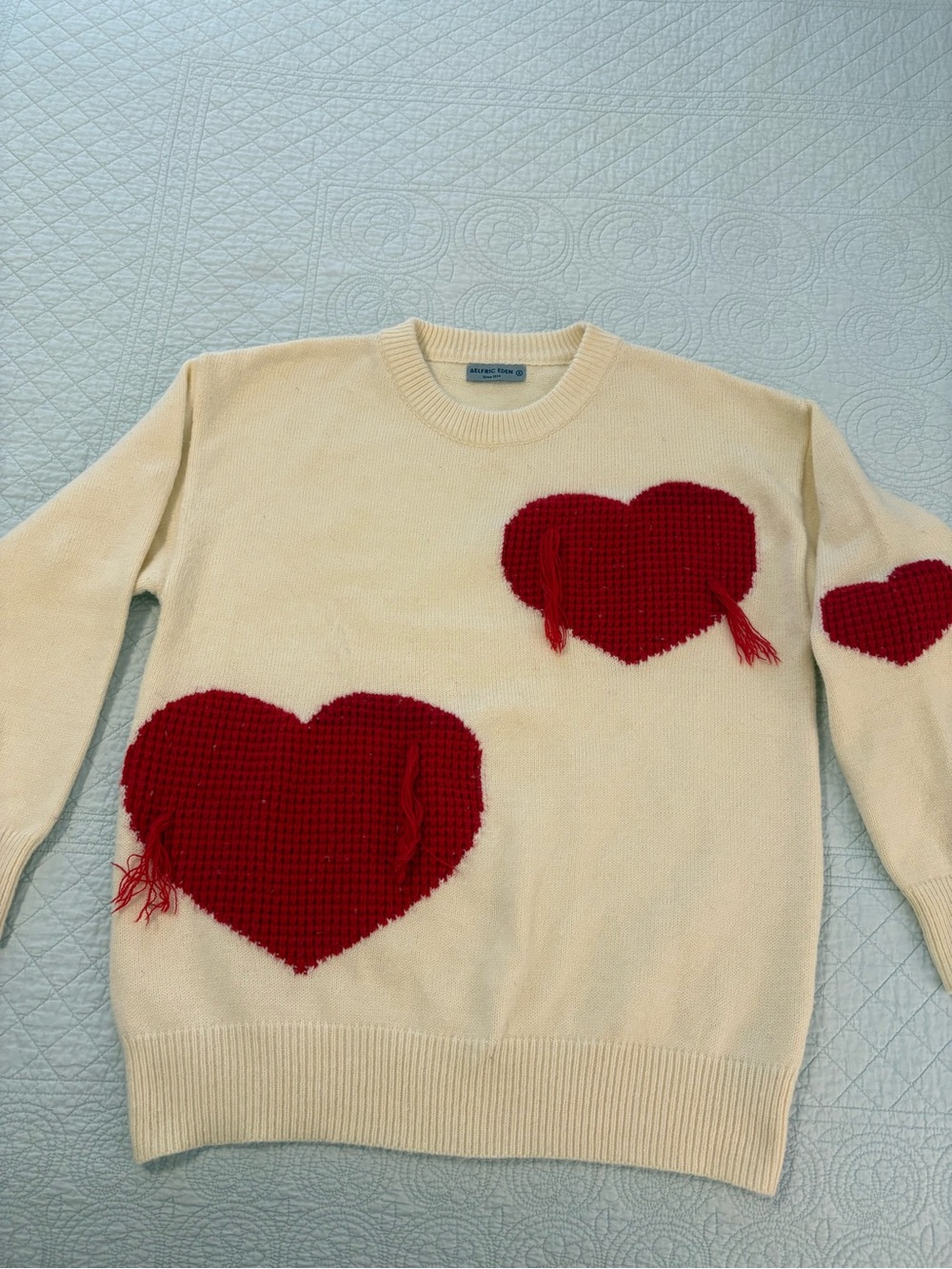 Aelfric Eden Bleeding Hearts sweater. Size small-medium.